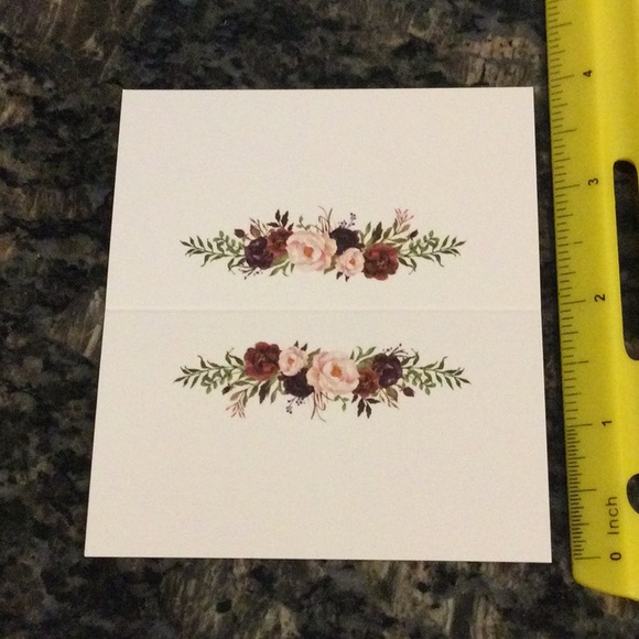 Floral Place Cards x 16 - Picture 5 of 7